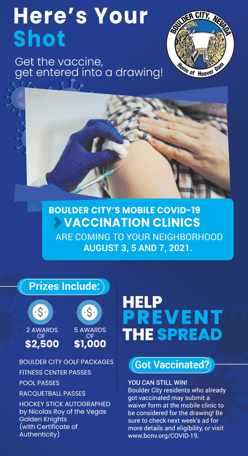 Mobile vaccination clinics coming to your neighborhood Aug 3,4 & 7 2021