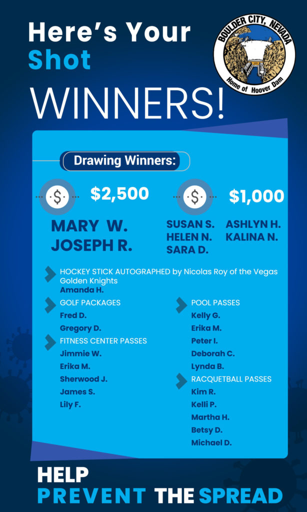 Here S Your Shot Winners Boulder City Hospital