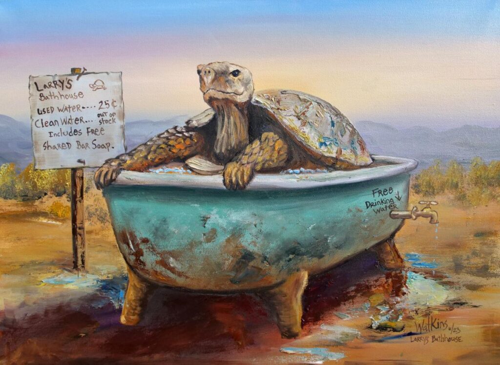 Larrys Bathhouse Art in the park