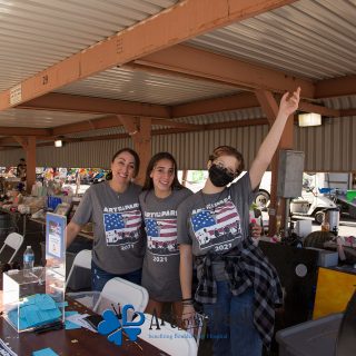 Art in the Park 2021 volunteers