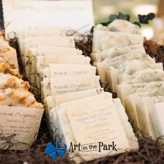 Art in the Park 2021 artisan soaps